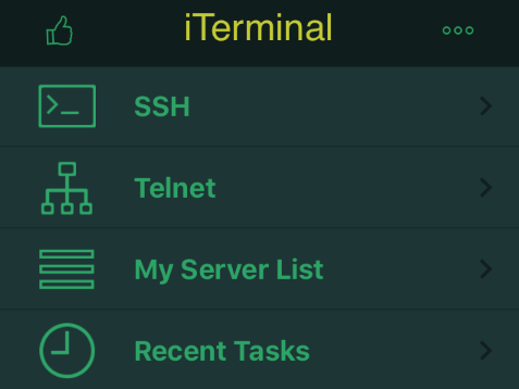 Подключение по SSH - ios