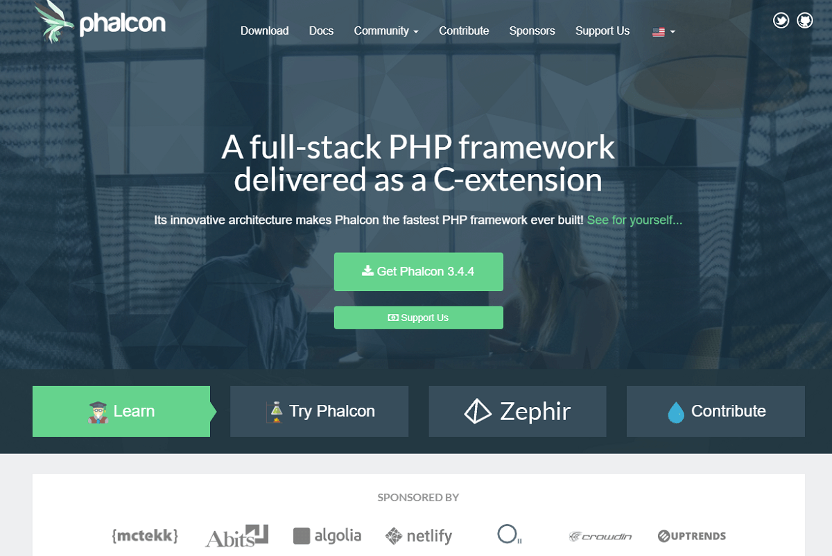 ТОП лучших PHP-фреймворков - Phalcon PHP