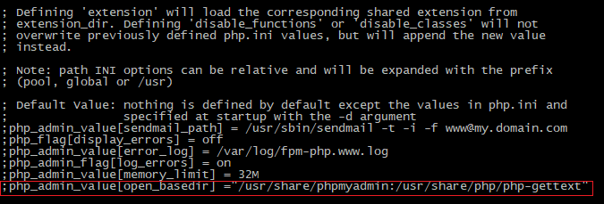 Процесс установки PhpMyAdmin Debian